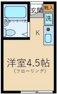 コーポ久松【3階】の間取り