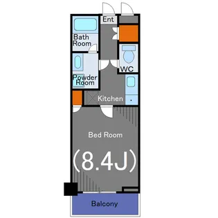 BrilliaTower品川シーサイド【3階】の間取り