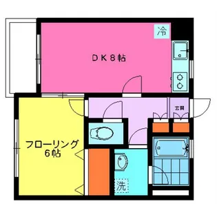 三鷹アミニティIII【3階】の間取り