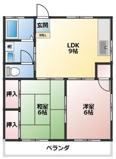 志賀ハイツ【1階】の間取り