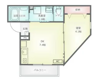 pinus.I【1階】の間取り