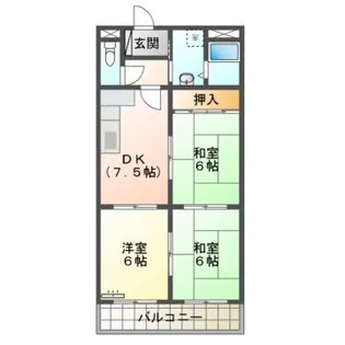 メゾンNAKA【2階】の間取り