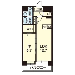 ヴィオラ坪井川遊水公園【9階】の間取り