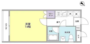 メゾンブランカ【3階】の間取り