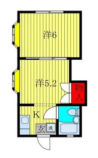 INハイム桜木【2階】の間取り