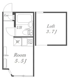ユナイト平間エルミタージュの杜【2階】の間取り