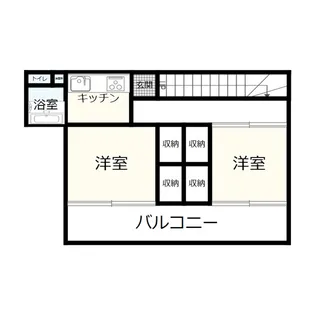 小田井宿B(オタイジュク)【2階】の間取り