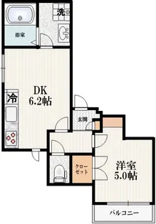 ガーデンレジデンス【3階】の間取り