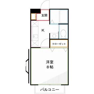 コンフィチュール【2階】の間取り