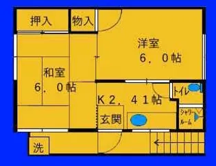 TOBE APARTMENT【2階】の間取り