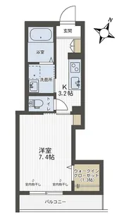 ル・クール【2階】の間取り