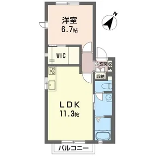 アステール【1階】の間取り