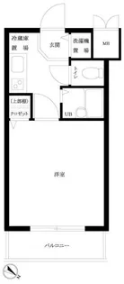 ルーブル中野南台【8階】の間取り