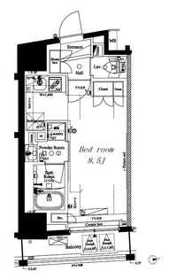 アークマーク八幡山【4階】の間取り