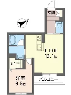 並木ハーミテイジK【3階】の間取り
