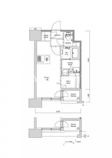 エンクレスト空港前【2階】の間取り