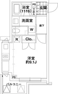 エルスタンザ代々木【3階】の間取り