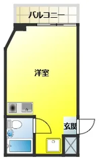 ダイドーメゾン上新庄【6階】の間取り