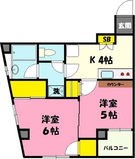 スリーベルズ【3階】の間取り