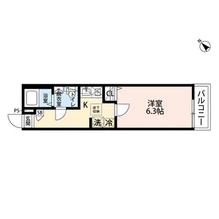 エクセラン上本郷II【1階】の間取り