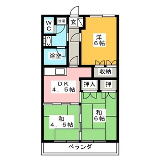 吉田IIマンション【3階】の間取り