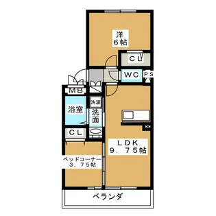 アビタシオン【3階】の間取り