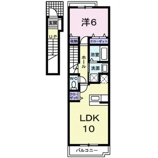 チェルシー【2階】の間取り