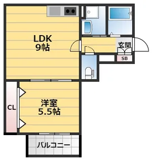 アート吹田泉町【3階】の間取り