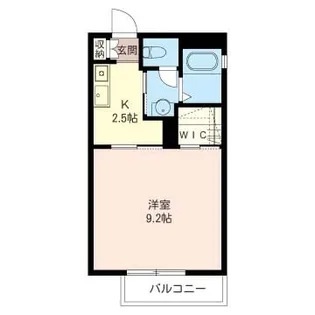 シャンブルI番館【2階】の間取り