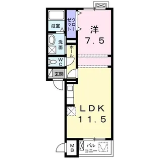 プラザハウス【3階】の間取り