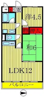 ウラニア天王台【3階】の間取り