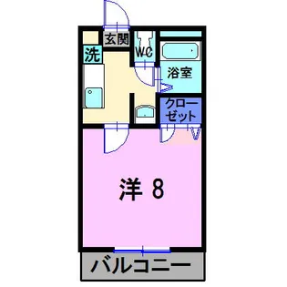 スターボードマンション【2階】の間取り