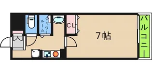 辰巳ハイツ【4階】の間取り