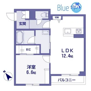 シャーメゾン茅ヶ崎円蔵【1階】の間取り