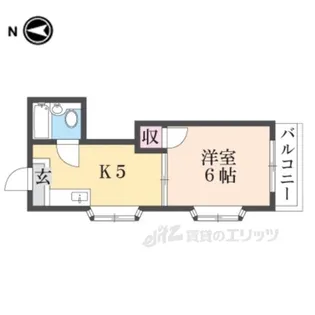 ロータリーマンション萱島【4階】の間取り