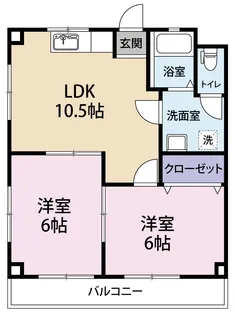 メゾン立木【1階】の間取り