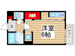 ユウ・メゾンベ-ル【1階】の間取り