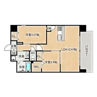 LiveCasa関目【2階】の間取り