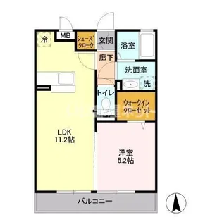 パークドプランタン C【3階】の間取り