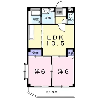 シャルムT・N【3階】の間取り