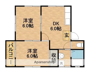 ビューイック【2階】の間取り