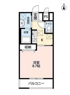 カステリーノ【1階】の間取り