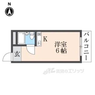 リヴェール王寺【4階】の間取り