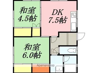 さくらハイツA【1階】の間取り