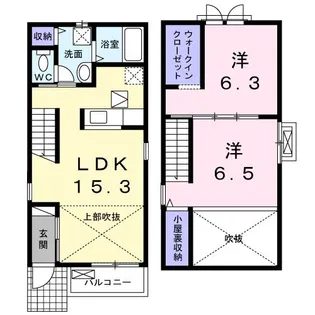 アーバンハイツ C【1階】の間取り