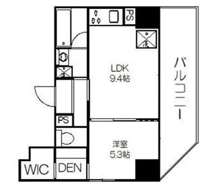 タイガーアパートメント【5階】の間取り