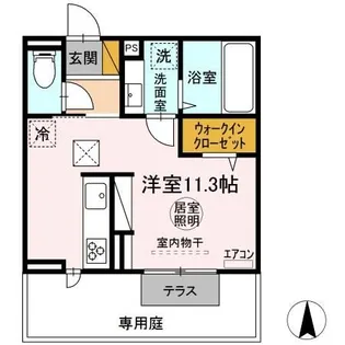 エストレーラ金田西【1階】の間取り