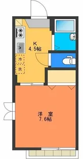 アクレール落合【1階】の間取り