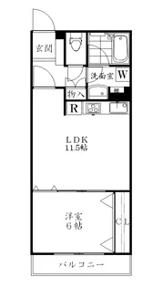 レーベンハイム板橋フィーリア【4階】の間取り