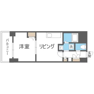コートロティ琴似【11階】の間取り